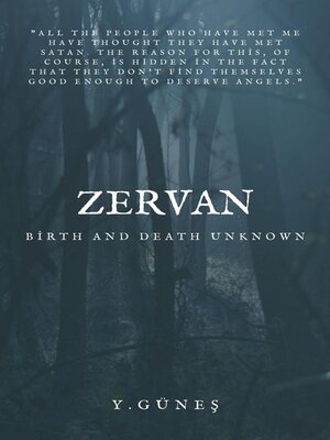 cover image of Zervan--Birth and Death Unknown
